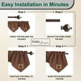 thumbnail image 4 of Park Designs Sturbridge Lined Triple Point Valance 60"x20", 4 of 6