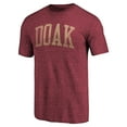 thumbnail image 2 of Men's Heathered Garnet Florida State Seminoles Arched Battle Cry Tri-Blend T-Shirt, 2 of 3
