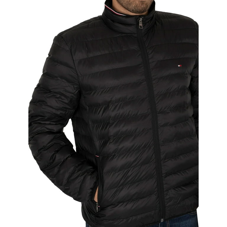 Tommy Hilfiger Core Packable Circular Jacket, Black