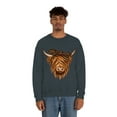 thumbnail image 5 of Highland Cow Hoodie, Cow Farm Sweatshirt , Farm Sweater, Animal Lover Sweatshirt, Leopard Boho Cow, Trendy, Unisex sweatshirt, 5 of 9