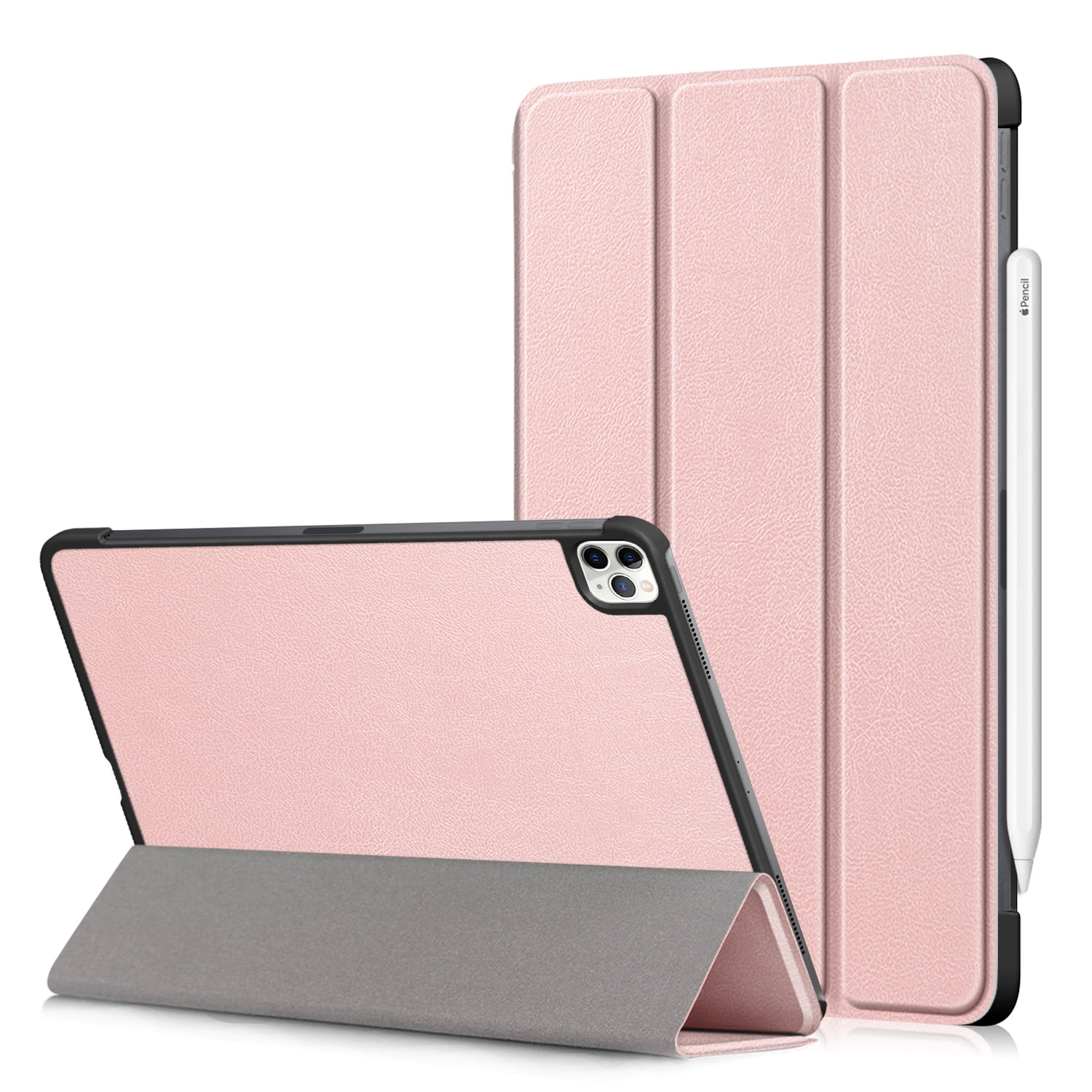 Allytech Ipad Pro 11 2020 Case 2nd Generation Slim Lightweight Support Apple Pencil Charging Auto Sleep Wake Trifold Stand Protective Smart Cover Case For Apple Ipad Pro 11 Inch 2020 Rosegold Walmart Com Walmart Com