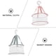thumbnail image 4 of 2pcs Folding Mesh Cloth Hanging Dryer Household Single-layer Mesh Drying Rack, 4 of 4