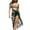 Green Floral - 3pcs, variant on IDOPIP Women’s One Piece Swimsuit with Cover Up Skirt Floral Print Bikini Set S Black Floral - 2pcs