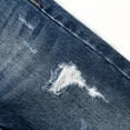 thumbnail image 5 of KIDSCOOL SPACE Girl Boy Jeans,Little Kid Elastic Band Inside Ripped Denim Pants,Blue,2-3 Years, 5 of 6