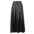 thumbnail image 7 of GigrtiJin Womens Satin Midi Skirt Elastic High Waist Flowy Maxi Skirts Silk Elegant Long Trendy A-Line Skirts, 7 of 7