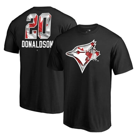 Josh Donaldson Toronto Blue Jays Fanatics Branded 2018 Stars & Stripes Banner Wave Player T-Shirt -