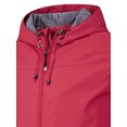 thumbnail image 3 of Daeful Coupe-Vent à Fermeture Éclair Complète pour Hommes, Veste à Capuche Respirante Couleur Unie Rouge P, 3 of 7