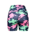 thumbnail image 5 of Yoga Shorts for Women Lifting Pocket High Waist Stretchy Slim Fit Stylish Print Gym Shorts for Sporty Wear OTHER L, 5 of 5