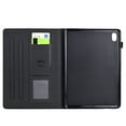 thumbnail image 6 of Case for iPad 10th Gen 10.9" 2022 (A2757, A2777, A2696), Carbon Fiber Pattern Premium PU Leather Wallet Stand Protective Auto Sleep Wake Cover with Pen Slot for iPad 10th Generation, Black, 6 of 6