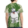 thumbnail image 2 of Ghostbusters Stay Puft Youth Unisex T-Shirt Crewneck Short Sleeve Double-Sided Print Tee Shirts Top For Boys Girls Kid Teen X-Large, 2 of 6