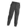 thumbnail image 2 of tredstone Élastique Restaurant Café Chef Serveur Pantalons Uniforme Accs Rayé 4XL, 2 of 8