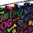 thumbnail image 3 of I Love My Dogs Art Shower Curtain 36"x72" ,Bathroom Decorative Shower Curtains Set with 12 Hooks,Modern Waterproof Washable Shower Curtain, 3 of 6