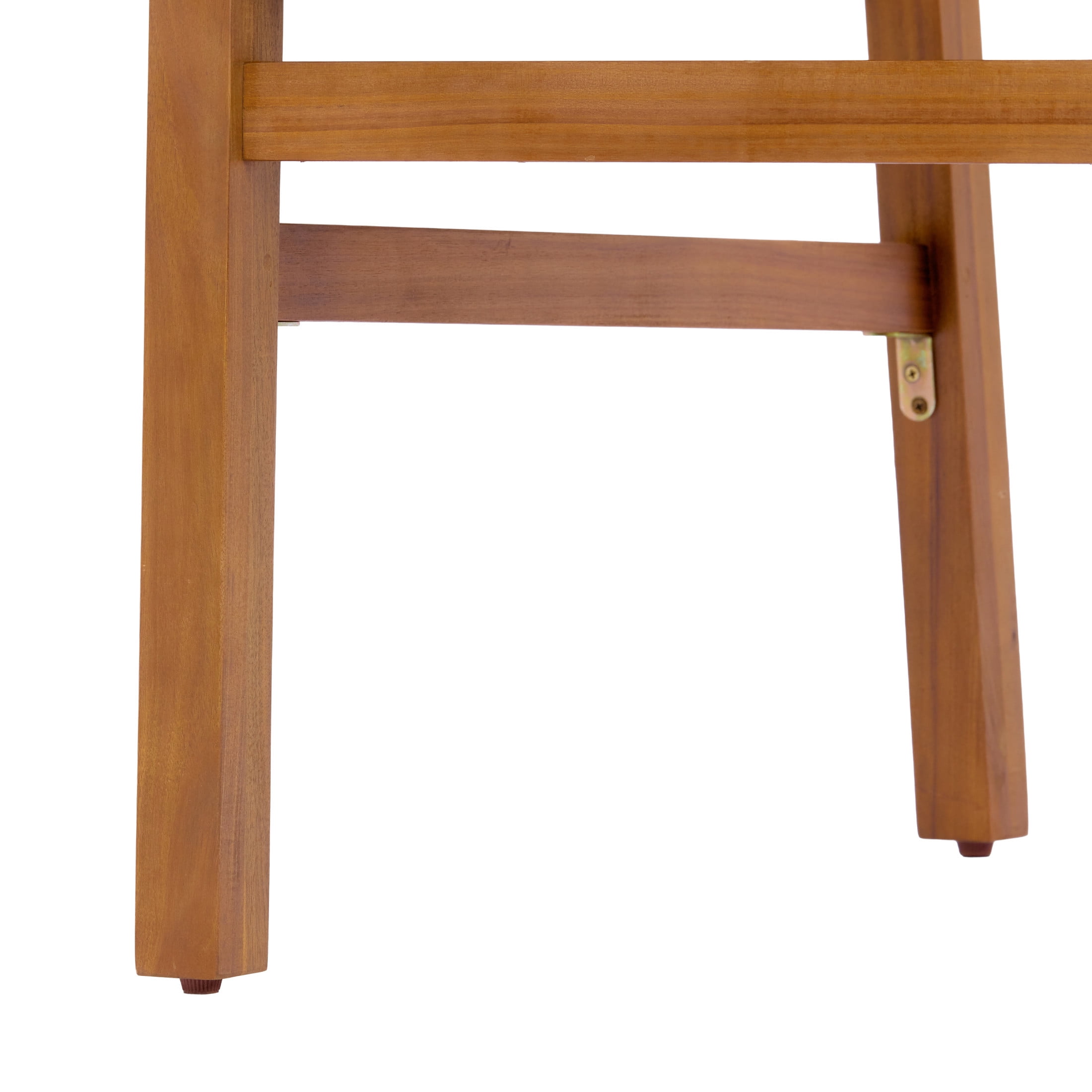 Christopher Knight Home Acacia Wood Outdoor Dining Chair with Woven Rope, Teak+Black, Set of 2