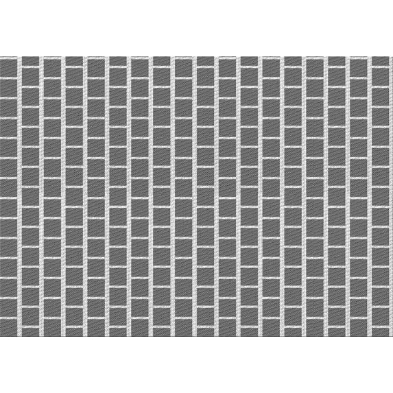 Ahgly Company Machine Washable Indoor Rectangle Transitional Gray Cloud Gray Area Rugs, 5' x 7'