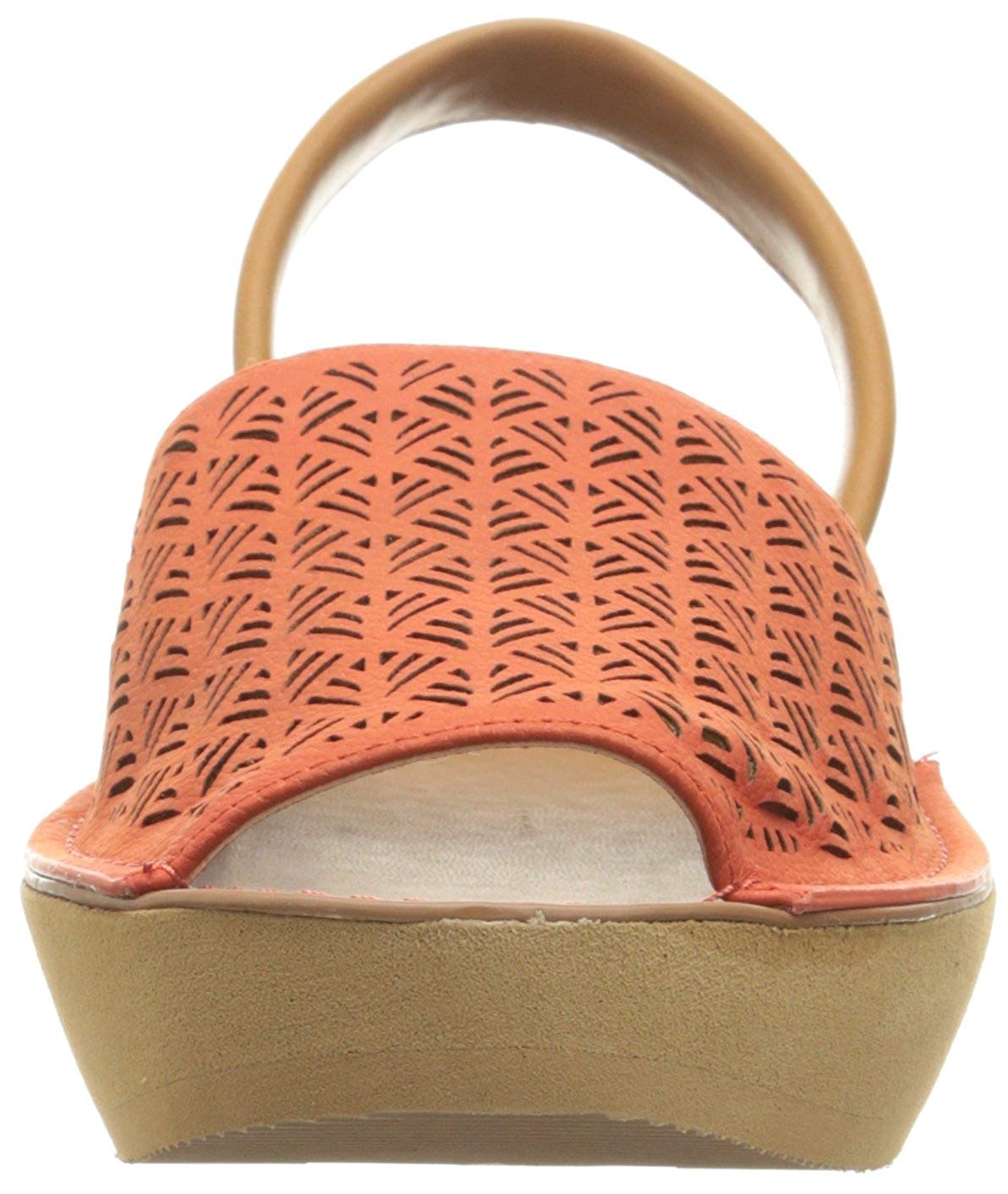 women's fine glass platform wedge sandals