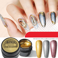 thumbnail image 2 of Set 3 Gel Painting Diseño Metalico Decoracion Uñas 3D Plata Universoenlinea, 2 of 7