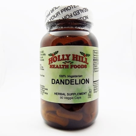 Holly Hill Health Foods, 100% Vegetarian Dandelion, Urinary Tract Support, 90 Vegetarian Capsules