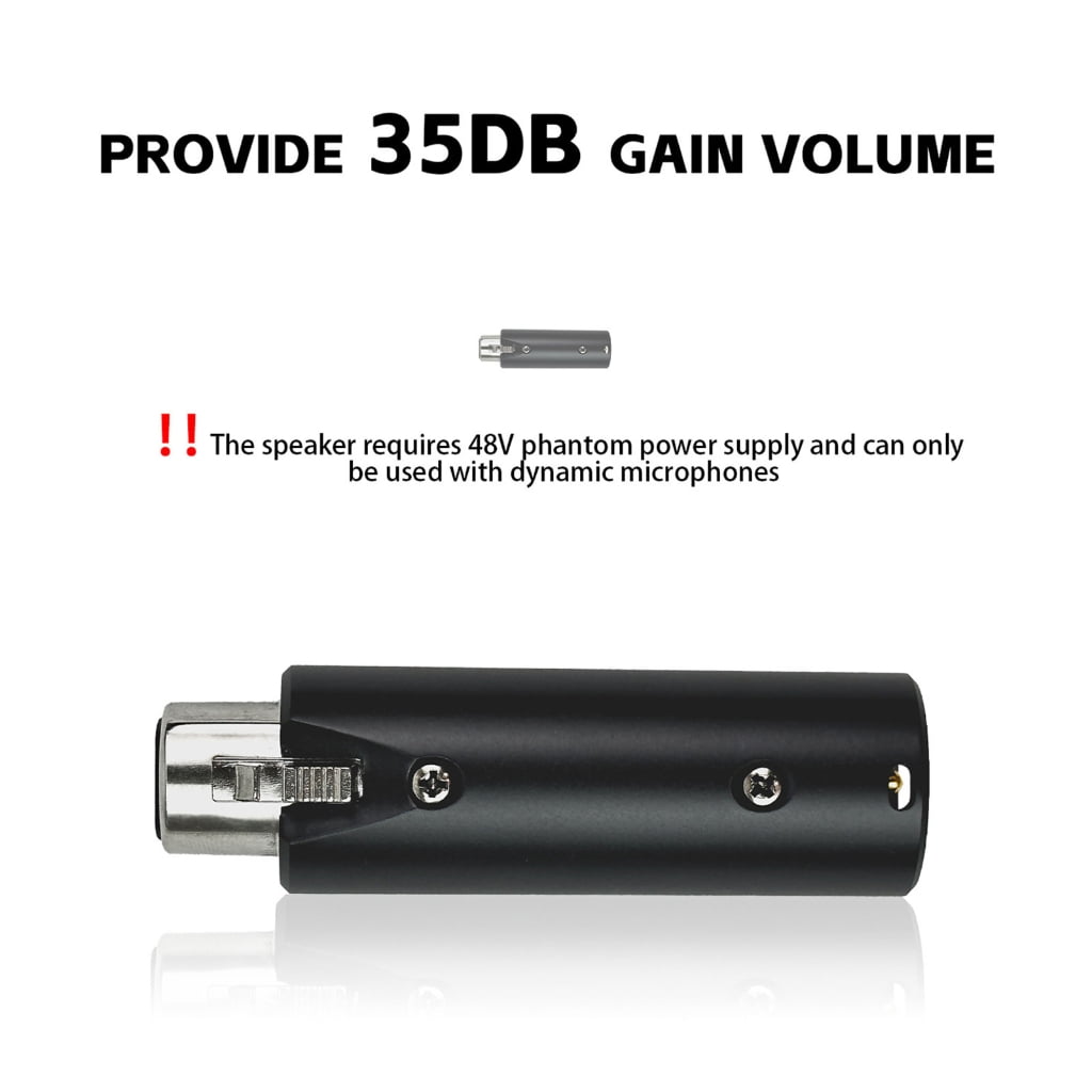 High Performances Mic Preamp Mic Booster for Dynamic&Passive Microphones