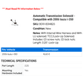 thumbnail image 2 of Automatic Transmission Solenoid - Compatible with 2006 Isuzu i-350, 2 of 2