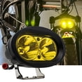 thumbnail image 2 of OZ-USA E-bike High Output LED Headlight Neon Yellow Compatible with Vamoose Mammoth Rad Power Bikes RadMini RadRover RadExpand RadRunner, 2 of 5