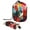 Multicolor 3, variant on PhooArto Large Barrel Drawstring Makeup Bag, Retro Bookshelf Pattern Travel Cosmetic Bag Portable Make Up Organizer Bag