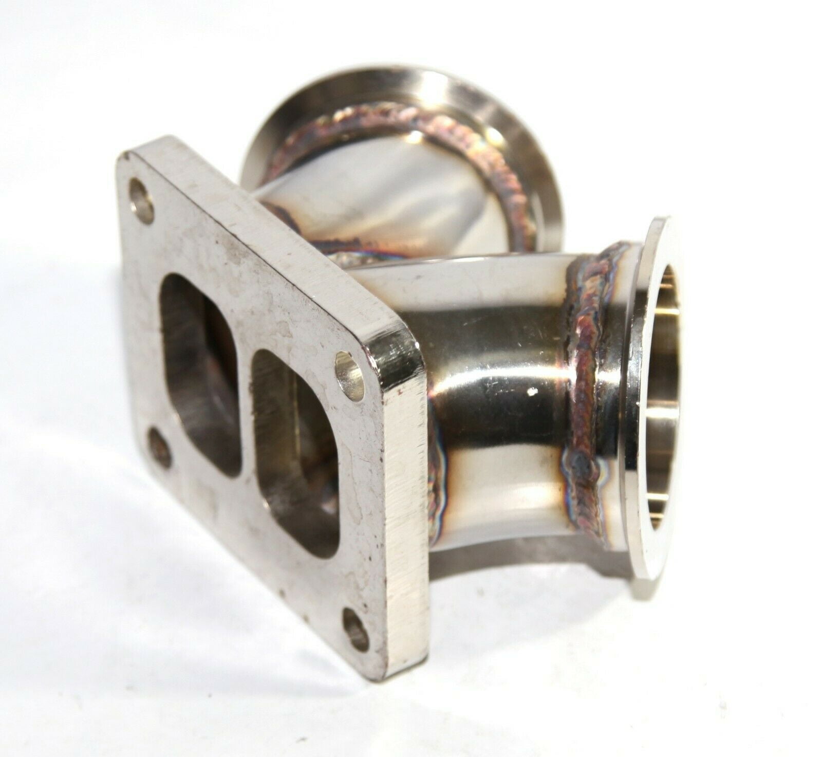 Parts & Accessories Dual 2.5" Vband Flange to T4 Twin Scroll Divided