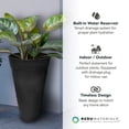 thumbnail image 6 of Tierra Verde Aria Indoor Outdoor Self Watering Planter, 15" x 26" , Black, 6 of 9