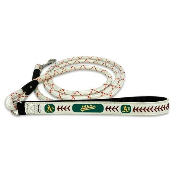 Oakland Athletics Laisse en Cuir de Baseball - L
