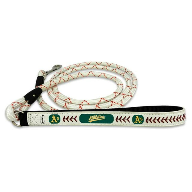 Oakland Athletics Baseball Leather Leash - L