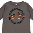 thumbnail image 4 of Inktastic Grandpa Loves Me Grandchild Horse Boys or Girls Long Sleeve Toddler T-Shirt, 4 of 5