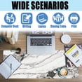 thumbnail image 4 of XL Mouse Pad,Black White Marble Large Gaming Mouse Pad,Abstract White Marble Desk Mat for Desktop,Extended Big Computer Keyboard Desk Pad with Non-Slip Base and Stitched Edges 31.5"x11.8", 4 of 5