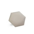thumbnail image 3 of Luxury Velvet Textile Hexagon Creme (2pc.), 3 of 4