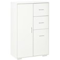 thumbnail image 1 of HOMCOM Armoire de Rangement 2 Tiroirs Armoire Autoportante, Organisateur de Rangement, 1 of 10
