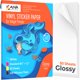 thumbnail image 1 of Papel adhesivo de vinilo imprimible Limia's Care, resistente al agua, 50 hojas, 1 of 6