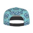 thumbnail image 4 of Fotbe Best Dad Ever Flat Bill Visor Cap Classic Snapback Hat Polyester Foam Trucker Hat Trucker Cap Adjustable Baseball Cap, 4 of 9