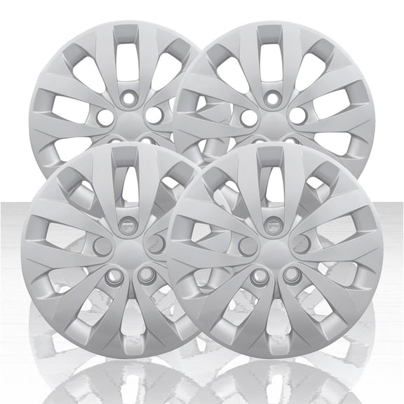 Auto Reflections Silver 16" Bolt-On Wheel Covers for 2016-2017 Hyundai Elantra