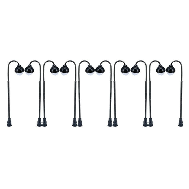 10x Modelo de luz de calle ferroviia 1 150 3V pa pque de estilo 1 Zulema Mini luces de edificios