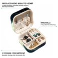 thumbnail image 2 of Whale Travel Portable Square Jewelry Display Case: Storage Solution for Rings, Earrings, Necklaces, Bracelets, and More! Ideal for Girls and Women: Jewelry Stand, Display, and Box in One, 2 of 6