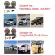 thumbnail image 5 of Ventilador eléctrico para automóvil de 12 V y 24 V, control de dos velocidades, refrigeración automática, aire acondicionado ajustable de 360 grados, ventiladores mejorados por viento, 24 V, 5 of 5
