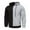 Gray Coat for Men, variant on BVnarty Men's Half Zip Hoodie Long Sleeve Sweatshirt Contrast Color Pullover (Gray,XL)
