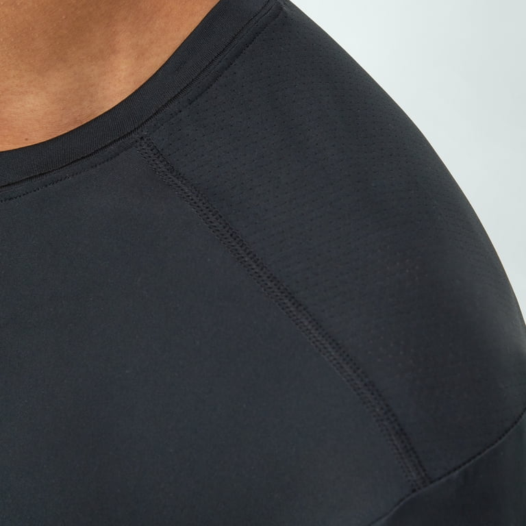 Hanes Moves Men's Breathable X-Temp Crewneck T-Shirt Pack Black