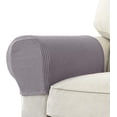 thumbnail image 1 of Juego de 2 fundas para reposabrazos de sofá elástico Jacquard, fundas protectoras antideslizantes para muebles, fundas para reposabrazos para sofá reclinable Ormromra LRWJ065-10, 1 of 6