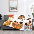 thumbnail image 2 of Naloa Autumn Gnomes-1 Flannel Fleece Throw Blanket for Bed Couch, Thick Blanket - All Seasons Suitable for Women, Men and Kids-80"x60", 2 of 6
