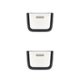 thumbnail image 4 of Inteprter Garbage Kitchen Press Bin Foldable Multifunctional and or Collection Cleaning Supplies Kitchen Garbage Bin Plastic blanco 27.8*20*14cm 2piezas, 4 of 6