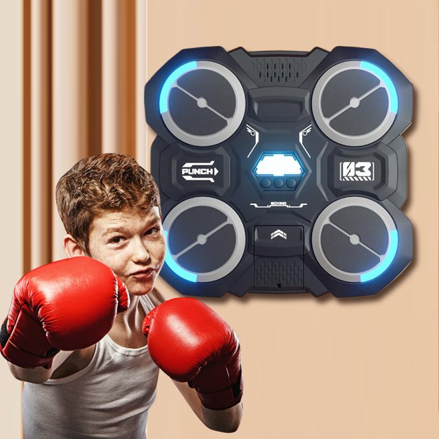Máquina de Boxeo Wdftyju con Música y Guantes para Ejercicio en Casa