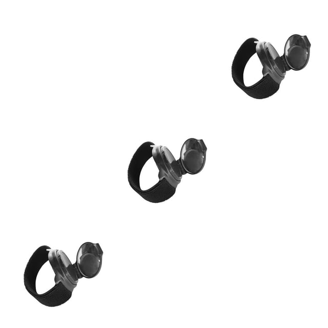 ZLight Rétroviseur de Vélo Bande de Poignet Convexe Rotative à 360 Degrés Réglable Montagne Réfléchissante Accessoires Sportifs Ensemble de 3