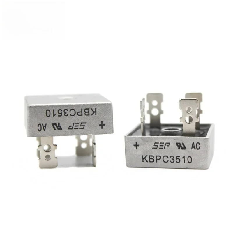 2PCS Rectifier KBPC3510 35A KBPC5010 50A 1000V Bridge Rectifier Kit High Power Diodes for AC/DC Conversion Electronic Components