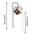 Floleo Star Shower Watering Can LED String Lights Garden Art Light