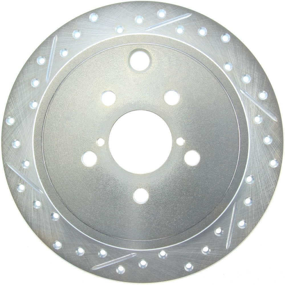 StopTech Select Sport 09-13 Subaru Forester Slotted and Drilled Right Rear Rotor