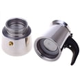 thumbnail image 5 of HIBIBUD Stainless Steel Mocha Espresso Latte Percolator Stove Top Coffee Maker Pot (6 Cup Capacity), 5 of 7